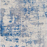 Monaco Abstract Marble Modern Blue, LightBlue & LightGray Rug - Medium Plus 130x180 cm (4'3'' x 5'11'')