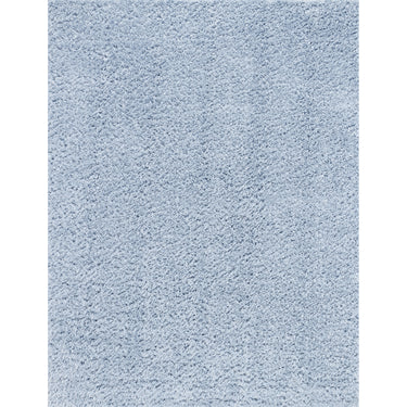 Moda Shaggy Solid Color Blue & Denim Rug - Medium Plus 120x180 cm (3'11'' x 5'11'')