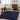Moda Shaggy Solid Color Blue Rug