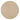 Moda Shaggy Solid Color Beige Rug - Round 120x120 cm (3'11'' x 3'11'')