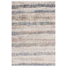 Opal OP05 Blue Soft High-Low Abstract Rug - overhead view