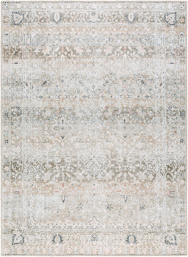 Rainier Our Pnw Home Vintage Traditional Oriental Brown, LightBrown & Olive Rug - Large Plus 160x220 cm (5'3'' x 7'3'')