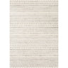 Pisa Geometric Skandi Grey, Charcoal & Off-White Rug - Design PSS2304 - Large Plus 150x213 cm (4'11'' x 7')