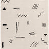 Pisa Modern Skandi Neutral, Black & Off-White Rug - Large Plus 150x213 cm (4'11'' x 7')