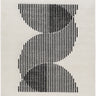 Pisa Modern Skandi Black, Off-White & Medium Grey Rug - Large Plus 150x213 cm (4'11'' x 7')