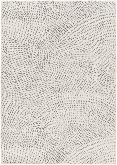 Pisa Modern Skandi Neutral, Light Gray & Charcoal Rug - Large Plus 150x213 cm (4'11'' x 7')