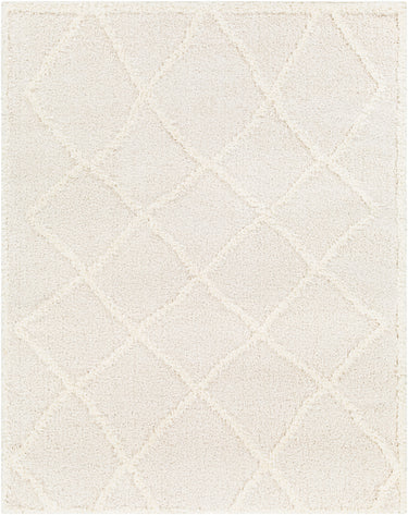Rodos Modern Soft Plush Pile Shaggy Neutral, Beige & White Rug - Design RDO2301 - Medium 120x170 cm (3'11'' x 5'7'')