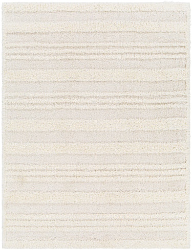 Rodos Modern Soft Plush Pile Shaggy Neutral, Beige & White Rug - Design RDO2318 - Medium 120x170 cm (3'11'' x 5'7'')