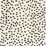 Rodos Modern Soft Plush Pile Shaggy Black, Mustard & White Rug - Large Plus 160x213 cm (5'3'' x 7')