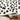 Rodos Modern Soft Plush Pile Shaggy Black, Mustard & White Rug
