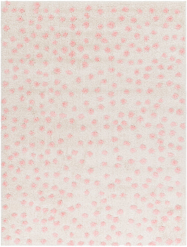 Rodos Modern Soft Plush Pile Shaggy Neutral, Beige & Light Pink Rug - Medium 120x170 cm (3'11'' x 5'7'')