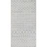 Roma Geometric Berber Neutral, Off-White & Light Grey Rug - Small 80x150 cm (2'7'' x 4'11'')