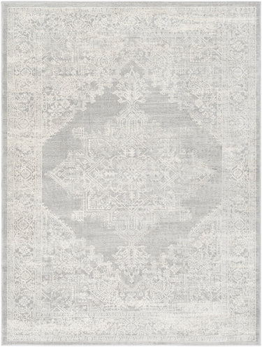 Roma Vintage Traditional Boho Oriental Grey, Charcoal & Off-White Rug - Medium 120x170 cm (3'11'' x 5'7'')