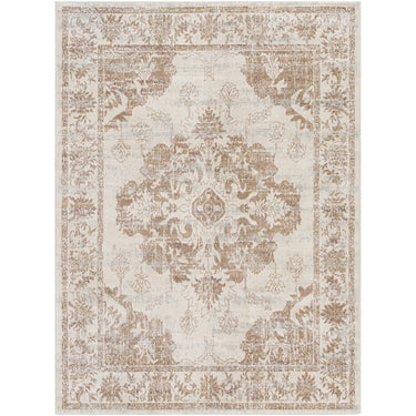 Roma Vintage Traditional Boho Oriental Cream, Tan & Ivory Rug - Medium 120x170 cm (3'11'' x 5'7'')