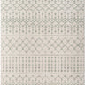 Roma Geometric Berber Green, Cream & Gray Rug - Large Plus 160x215 cm (5'3'' x 7'1'')