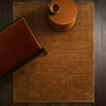 Rowan Terracotta Hand-Woven Recycled Polyester Plain Rug