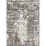 San Francisco Abstract Marble Modern Black, Tan & Ivory Rug - Medium 120x170 cm (3'11'' x 5'7'')