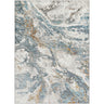 San Francisco Abstract Marble Modern Blue, Ivory & Light Gray Rug - Medium 120x170 cm (3'11'' x 5'7'')