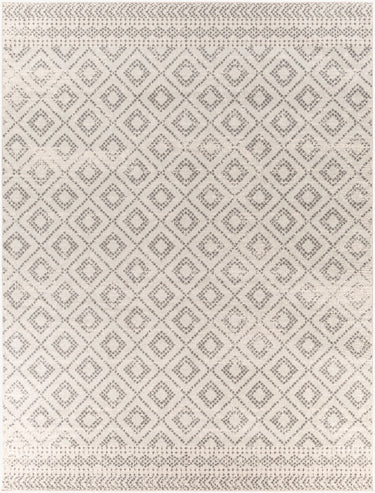 Sunderland Global Boho Skandi Grey, Light Slate & White Rug - Medium 120x170 cm (3'11'' x 5'7'')