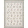 Thistle Floral Washable Modern Ivory, White & Green Rug - Large Plus 160x220 cm (5'3'' x 7'3'')
