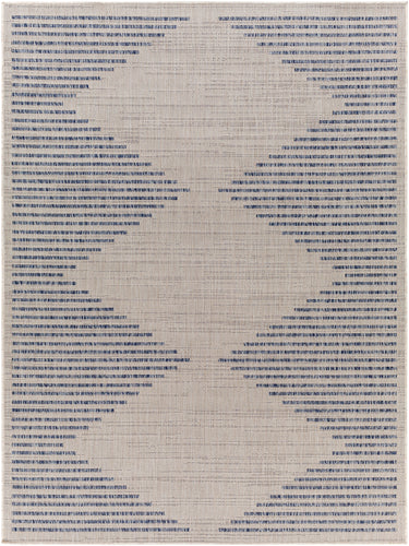 Tuareg Global Outdoor Blue & Ivory Rug - Design TRG2360 - Medium 120x170 cm (3'11'' x 5'7'')
