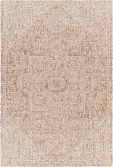 Tuareg Vintage Outdoor Oriental Brown, Vanilya & Ivory Rug - Large Plus 160x213 cm (5'3'' x 7')