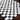 Urban Shaggy Check Modern Black & White Rug