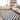 Urban Shaggy Check Modern Black & White Rug