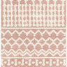 Urban Shaggy Geo Geometric Orange, DustyPink & White Rug - Medium Plus 130x170 cm (4'3'' x 5'7'')