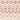 Urban Shaggy Geo Geometric Orange, DustyPink & White Rug