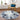 Wanderlust Abstract Marble Modern Blue, Sky Blue & Ink Blue Rug