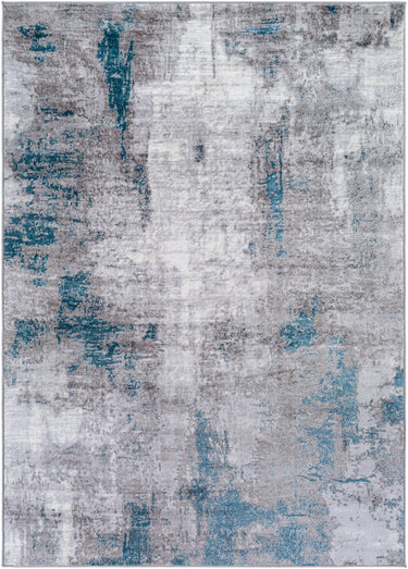 Wanderlust Abstract Marble Modern Grey, Denim & Ivory Rug - Design WNL2324 - Medium 120x170 cm (3'11'' x 5'7'')