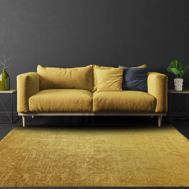 Asiatic London Zehraya ZE09 Gold Yellow Washable Persian Traditional Vintage Rug - Medium 120x180 cm (4'x6')