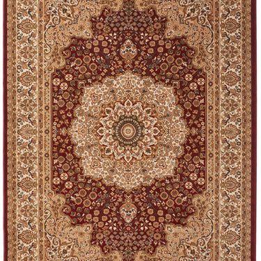 Consept Looms Grand Heritage GH101 Medallion Million Point Classic Red Polypropylene Persian Oriental Rug