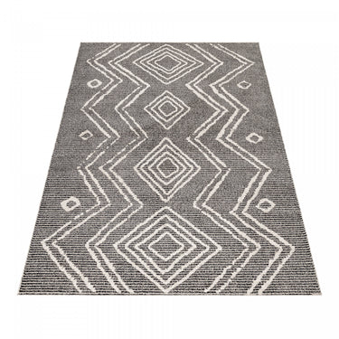 Taznaxt 5104 Moroccan Modern Berber Design Soft Black Rug