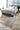 Origins Bevel Modern Abstract Distressed Soft Silky Rug in Cream/Grey