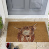 My Printed Coir Highland Cow Doormat 45x75 cm