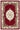 Origins Aubusson Shensi Traditional Wool Round, Hallway, Halfmoon Rug in Wine Red