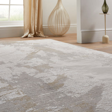 Consept Looms Skyline SK102 Ivory Grey Abstract Modern Soft Hallway Runner Rug