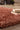 Origins Chicago Rust Orange Handmade Shaggy Textured Round Rug