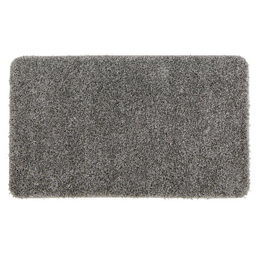 My Mat My Fleck Grey Mix Washable Non-Slip Polypropylene Shaggy Rug