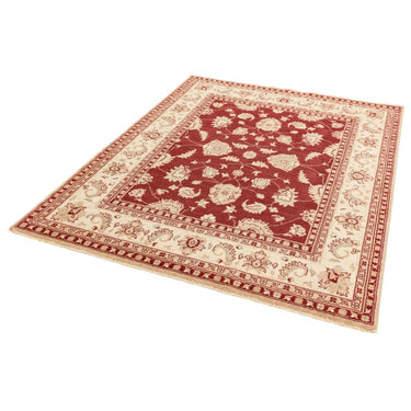 Chobi Traditional Bordered Persian Wool Rug in Rust 130x190 cm