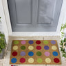 My Printed Coir Spots Natural Multi Doormat 45x75 cm