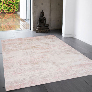 Astral AS02 Pink Modern Abstract Shiny Acrylic Rug in Medium size 120x170 cm