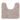 Dip and Drip Buddy Nude Pink Washable Non-Slip Polypropylene Shaggy Bath Mat - Pedestral 50x45 cm