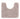 Dip and Drip Buddy Nude Pink Washable Non-Slip Polypropylene Shaggy Bath Mat - Pedestral 50x45 cm
