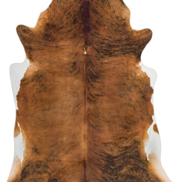 Texas Faux Cowhide Print Sheepskin Fur Rug in Grey, Brown and Chesnut 190 x 240 cm