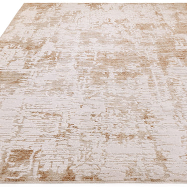 Asiatic London Anders AN02 Silky Shiny Shimmer Beige Natural Abstract Textured Boho Rug