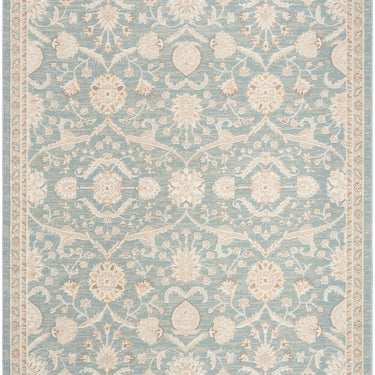 Nourison Isla ISL01 Classic Living Blue Jute Polypropylene Traditional Vintage Rug