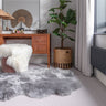 Luxuriously Real Silver Sheepskin Rug - Quad: 120 x 180 cm → 4' x 6'
